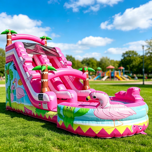 Centre de jeux aquatiques gonflable pour parents, enfants et adultes, toboggan aquatique extérieur, <span class=keywords><strong>piscine</strong></span>, château gonflable d'été - Product Image 3