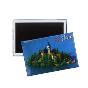 Phong cảnh đẹp thiết kế tinplate hình chữ nhật lưu niệm tủ lạnh nam châm trang trí nhà bếp - Product Image 6