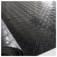 Industrial Checker Diamond Fine Ribbed Coin Pattern Stabil Anti-Rutsch-Gummi-Fußmatten Garagen blatt