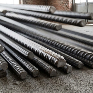 Barras de Refuerzo de Acero A500 a Bajo Precio, Acero Deformado, Barras de Hierro para México y <span class=keywords><strong>Brasil</strong></span>, 6mm 8mm 10mm 12mm 14mm, Precio de Varilla Corrugada HRB 400 - Product Image 1