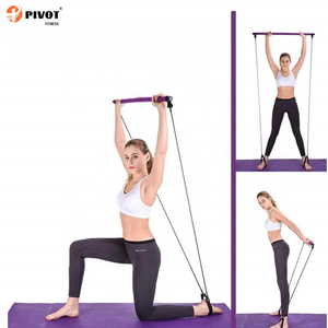 Bán Buôn Yoga Tập Thể Dục Thiết Bị Kháng Ban Nhạc Pilates Thanh Kit 2 Phần Pilates Thanh Thiết Lập Trọng Lượng Nhẹ Huấn Luyện Viên - Product Image 6