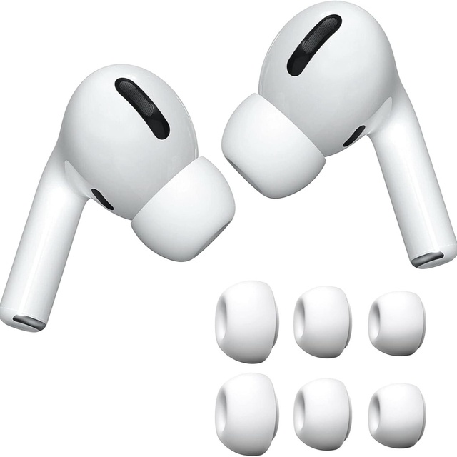 Replacement Eco-Friendly Silicone Breathable Quick Dry Ear Tips Air Pods Pro 3 GEN Noise Reduction Hole Waterproof Dustproof