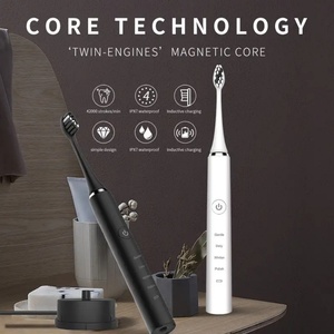 Waterproof Sonic Electric Toothbrush High Frequency <b>Vibration</b> Wireless Charging Tooth Brush for Adults - Product Image 4
