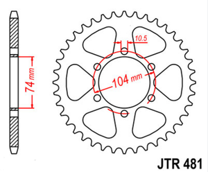 Pignon d'entraînement arrière de moto en acier de haute qualité kz650 <span class=keywords><strong>750</strong></span> z750 pour <span class=keywords><strong>kawasaki</strong></span> - Product Image 2