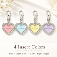 Mini pendentif médaillon cœur rétro en alliage de zinc avec strass, cadre photo, fermoir mousqueton pivotant, pour animaux de compagnie (chien, chat), vente en gros