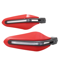 22MM Moto Main Garde Modification Poignée Protecteur Coupe-Vent Handguard Avec Lumière Led