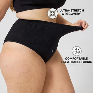 Seccanne High Waisted Tummy Control Shapewear OEM Plus Size Firm Control Slimming Briefs Wholesale Custom Logo