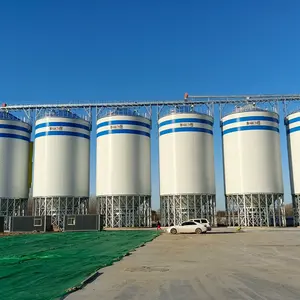 50 Ton Grain Storage Silo 50T-10000T Rice Storage Container Stainless Steel Silos Grain Storage Silo A Grain