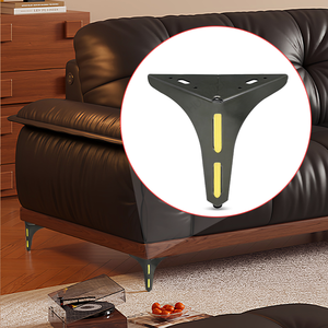 Pieds de canapé en métal de conception européenne robuste HUAWEI, pieds de meubles triangulaires, pieds de meuble pour canapé - Product Image 3