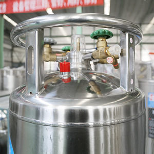 Tanque Criogénico de 195L de Acero Inoxidable para Almacenamiento de Nitrógeno Líquido para Uso Industrial - Product Image 2