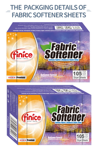 Feuilles assouplissantes pour sèche-linge, série premium, solides, jetables, écologiques, parfum de fleurs, sans allergènes, pour le linge - Product Image 3