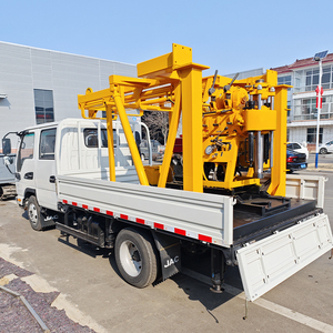 掘削リグ100m 200m 300mトラックシャーシボアホール泥ポンプ中国 - Product Image 3