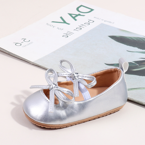 Nouveauté, belles chaussures pour bébé en PU solide, pour filles, pré-marcheuses - Product Image 6