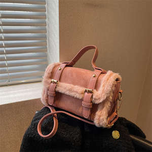 Bolso bandolera de cuero mate para mujer, bolso retro de piel sintética y bolso cuadrado pequeño, bolso tipo silla de montar para mujer - Product Image 1