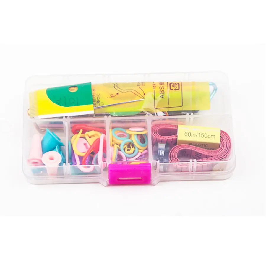 DIY Home Knitting Accessories Sewing Tools Set Stitch Weave Accessories Fourni avec Case Box Yarn Knit Kit