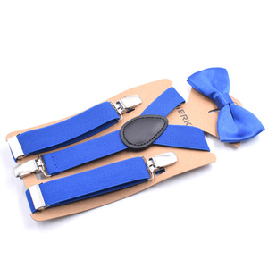 <span class=keywords><strong>Juego</strong></span> de <span class=keywords><strong>Tirantes</strong></span> y Corbatín para Niños, <span class=keywords><strong>Tirantes</strong></span> Elásticos para Niños y Niñas, 2.5x65cm - Product Image 2
