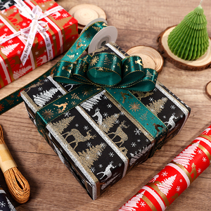 <b>Christmas</b> Gift <b>Wrapping</b> <b>Paper</b> for <b>Roll</b> Packaging New Design 43*300 cm - Product Image 6