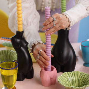 <span class=keywords><strong>Nicole</strong></span>-moldes de silicona hechos a mano para fabricación de velas, moldes de goma para velas - Product Image 3