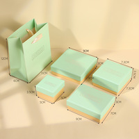 Nouvelle Boîte d'Emballage de Bijoux Gaufrée avec Lettres en Mousse, Design Élégant pour Bagues, Boucles d'Oreilles, Colliers et Accessoires – Vente en Gros