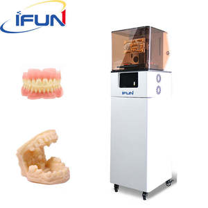 <span class=keywords><strong>IFUN</strong></span> Nouvelle imprimante 3D de qualité industrielle, haute précision, grande taille d'impression, pour laboratoire dentaire, écran LCD, semi-automatique, plateau chauffant, 1 an de garantie - Product Image 3