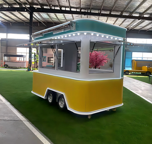 Remolque de Comida Personalizado de Acero Inoxidable, Carrito de Comida Rápida, Camión de Pizza y Helados, Muy Popular - Product Image 3