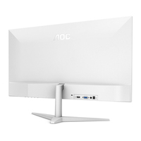 Moniteur LED IPS AOC 27B1H/WW Blanc Neuf 27 pouces Anti-Lumière Bleue 1920x1080 100% sRGB 60Hz Angles de Vision Amples VGA/ pour la Maison