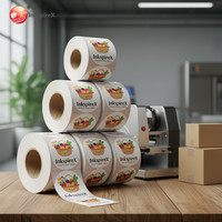 Autocollants en vinyle PVC/PP personnalisés avec logo de marque privée, emballages adhésifs, formes ovales/rectangulaires/rondes et étiquettes professionnelles