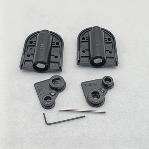 Charnière de meuble 2 mm en alliage de zinc noir robuste réglable 4-10 kg à fermeture douce silencieuse dissimulée encastrée pour armoires - Product Image 1