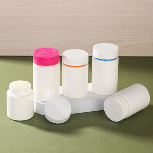 150ml 175ml 200ml HDPE Blanco Frascos de Medicina de plástico de grado alimenticio Botellas DE SALUD Tableta Botella de muestra Latas de cápsula para uso de <span class=keywords><strong>farmacia</strong></span> - Product Image 3