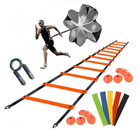 FDFIT-Juego de Bandas para Entrenamiento de Fútbol, Equipo Deportivo de Entrenamiento de Velocidad, Paracaídas para Correr, Escalera de Agilidad