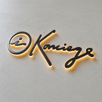 Trova icone simili Insegne personalizzate con lettere LED in acrilico Lettere illuminate a LED Insegne 3D in acrilico Insegne con lettere retroilluminate impermeabili