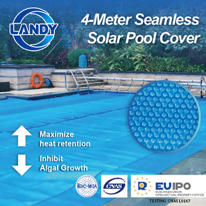 Cubierta <span class=keywords><strong>de</strong></span> Piscina Solar <span class=keywords><strong>de</strong></span> <span class=keywords><strong>Burbujas</strong></span> <span class=keywords><strong>de</strong></span> Polietileno Landy, <span class=keywords><strong>Manta</strong></span> <span class=keywords><strong>Térmica</strong></span> con Protección UV y Repelente al Polvo <span class=keywords><strong>para</strong></span> <span class=keywords><strong>Piscinas</strong></span> Elevadas con 3 Años <span class=keywords><strong>de</strong></span> Garantía - Product Image 2