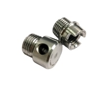 Adaptateur fileté de Compression en acier inoxydable usiné, accouplement en laiton, aluminium, pour fraisage