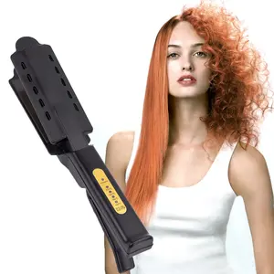 Профессиональный титановый выпрямитель для волос, технологии нагрева PTC, керамическое покрытие, утюжок для выпрямления волос, для путешествий