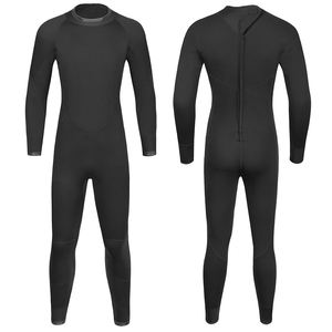 DIVESTAR, venta al por mayor, neopreno de 3mm, alta calidad, cremallera negra, traje completo, costura de bloqueo plano, traje de buceo de talla grande para hombre - Product Image 1