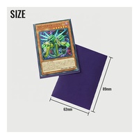 Yuantuo 100 Packs Couleur Mat Manchons De Cartes À Collectionner Yugioh Taille Japonaise 62x89mm Jeu De Société Jouer Manchon De Carte De Qualité