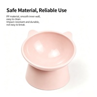 Gamelle inclinée anti-déversement et antidérapante pour chat, gamelle surélevée pour chien, protection du cou, fournitures pour animaux de compagnie, vente en gros directe usine