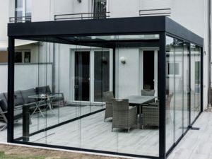 Prima moderna pérgola <span class=keywords><strong>de</strong></span> <span class=keywords><strong>madera</strong></span> pérgola gazebo persiana techo pérgola kits barato al aire libre gazebo - Product Image 6