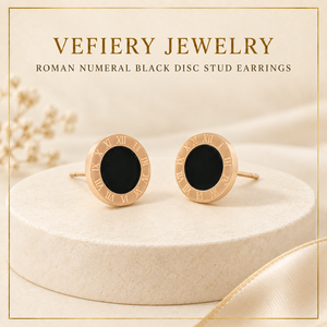 Pendientes de tuerca ovalados negros al por mayor con piedra, joyería en tono dorado - Product Image 1