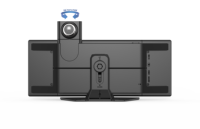 YQ-20 Écran tactile intelligent IPS 10,25 pouces 8 cœurs 12 nanomètres Haute performance Caméra arrière 1080P Dashcam sans fil CarPlay Carte SD