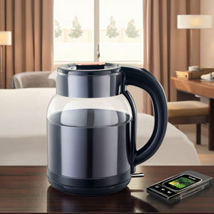 Appareils ménagers modernes intelligents, nouvel article bon design 1.8LBoil Dry LED Light Glass Heater 360 Degree Glass Electric Water Kettle - Product Image 2