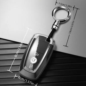 Coque de protection de clé de voiture en TPU de luxe pour Explorer Fusion Escape Edge Expedition F150 F250 F350 - Product Image 2