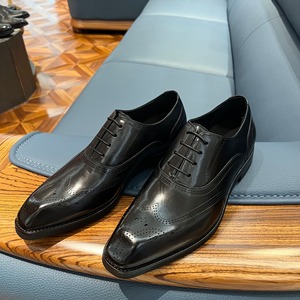 Zapatos Oxford de Punta Puntiaguda para Hombre, Estilo Retro Europeo-Americano, para Oficina, Carrera y Fiestas, Transpirables, Ligeros, con Suela de Goma Antideslizante - Product Image 4