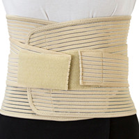 Ceinture de soutien dorsal en néoprène avec sangles réglables pour le soulagement de la douleur sciatique discale et la correction de la posture