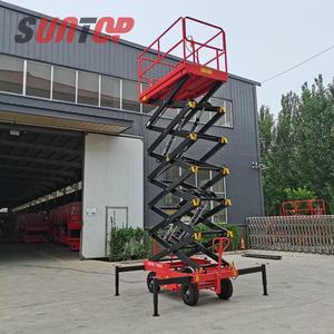 <span class=keywords><strong>Wemet</strong></span> 8m 10m 12m 14m Plataforma de trabajo aéreo Tijera móvil eléctrica Mesas elevadoras hidráulicas Manlift - Product Image 2