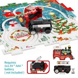 Juguetes <span class=keywords><strong>de</strong></span> Construcción <span class=keywords><strong>de</strong></span> Trenes Navideños DWI SREM, Juguetes Educativos <span class=keywords><strong>de</strong></span> Ensamblaje, Rompecabezas 3D <span class=keywords><strong>de</strong></span> Plástico, Vías <span class=keywords><strong>de</strong></span> Tren para Niños, Regalo - Product Image 4