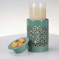 Brûleur d'encens électrique en céramique sculptée sur mesure, Lampe chauffe-cire électrique, Chauffe-bougie, Lampe à parfum, Brûleur de cire aromatique