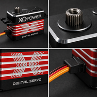 Servomoteur à engrenages en acier inoxydable XQ-BLS325 XQ-POWER 25KG à couple élevé, étanche, 8.4V pour voiture RC 4x4 Crawler - Vente en gros