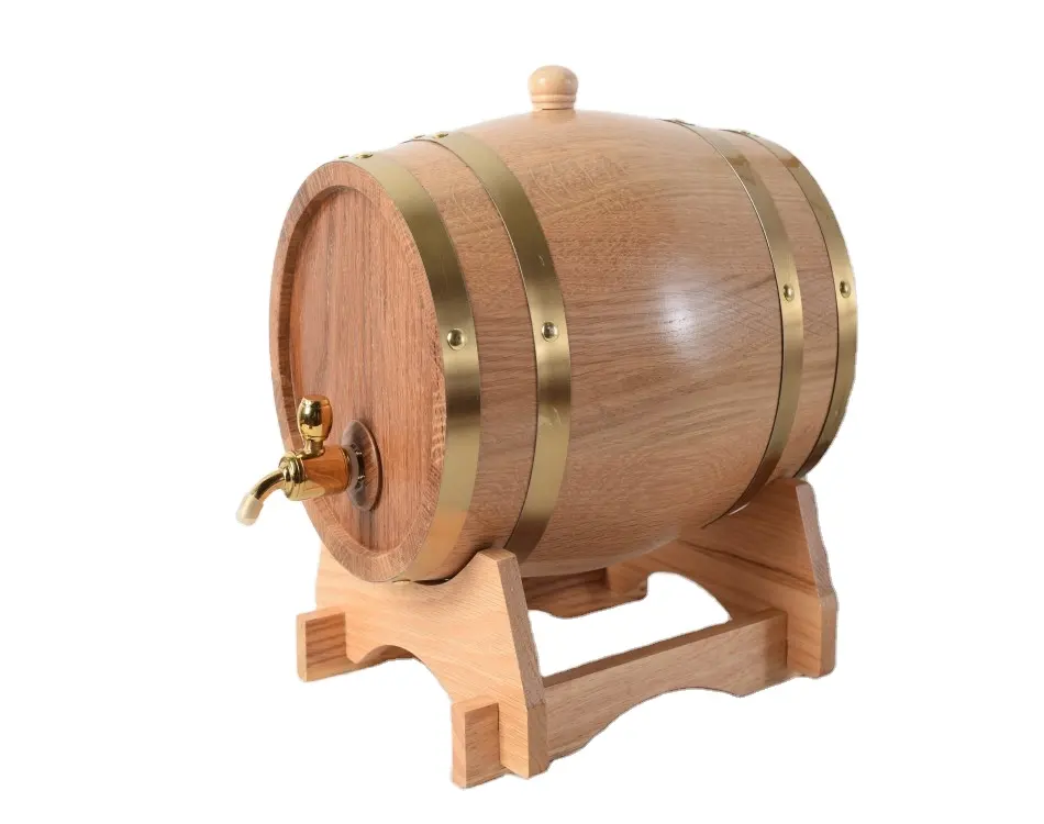 Fûts de chêne personnalisés 5L Fûts de bière en bois et fûts de stockage décoratifs pour whisky