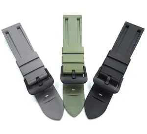 عالية الجودة الراتنج لينة المطاط TPU حزام (استيك) ساعة حزام استبدال Watchband